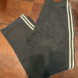 Adidas Black Joggers with Subtle Design
